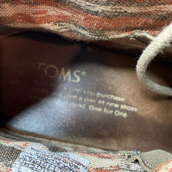 Toms tan wedged booties size 9 - Picture 6 of 7